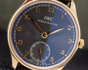 IWC Portuguese Hand Wound Silver Dial 18K Rose Gold Ref. IW545406