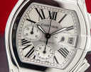 Cartier Roadster Chronograph XL Silver Dial SS / SS Ref. W62019X6 
