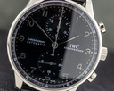 IWC Portuguese Chronograph 18k White Gold Black Dial Ref. IW371413