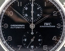 IWC Portuguese Chronograph 18k White Gold Black Dial Ref. IW371413