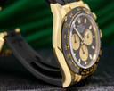 Rolex Daytona Black Dial 18K Yellow Gold / Rubber UNWORN Ref. 116518LN