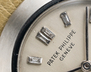 Patek Philippe Custom Platinum Case Diamond Markers Manual Wind 31MM Ref. 