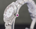 Omega Ladies Aqua Terra Automatic Mother of Pearl and Ruby Dial Ref. 2565.78.00