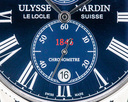 Ulysse Nardin Marine Chronometer Torpilleur Blue Dial SS Ref. 1183-310/43