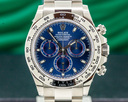 Rolex Daytona Blue Dial 18K White Gold UNWORN Ref. 116509