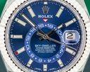 Rolex Sky Dweller Steel Blue SS / SS UNWORN & STICKERED Ref. 326934
