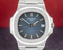 Patek Philippe Jumbo Nautilus Blue Dial SS FULL SET VERY EARLY DIAL Ref. 5711/1A-001