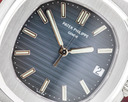 Patek Philippe Jumbo Nautilus Blue Dial SS FULL SET VERY EARLY DIAL Ref. 5711/1A-001