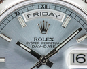 Rolex President Platinum Glacier Roman Dial Ref. 118206