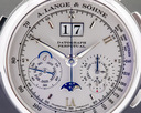 A. Lange and Sohne Datograph Perpetual Calendar Chronograph Platinum Ref. 410.025