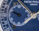 Patek Philippe 5070 Platinum Blue Dial Chronograph EXCELLENT FULL SET Ref. 5070P