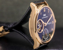 IWC Portuguese Tourbillon Hand Wound 18K Rose Gold BLACK Dial LIMITED Ref. IW544705