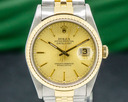 Rolex Datejust Jubilee Tapestry Dial 18K / SS Complete Ref. 16233