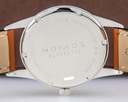 Nomos Club Manual Wind Silver Dial SS / Leather Ref. 701