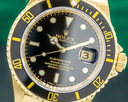 Rolex Rolex Submariner Black Dial 18K Yellow Gold MINT FULL SET Ref. 16618