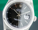 Rolex Datejust Black Dial SS Oyster Ref. 16200