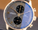 IWC Portuguese Chronograph 18k Rose Gold Grey Dial / Gold Numerals Ref. IW371482