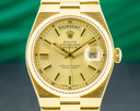Rolex OysterQuartz Day Date 18K Yellow Gold / Champaigne Dial FULL SET Ref. 19018