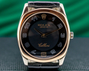 Rolex Cellini Danos Rose / white Black Dial Ref. 4233-9bic