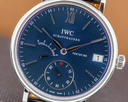 IWC Portofino Hand Wound Eight Days SS Blue Dial Ref. IW510106