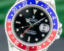 Rolex GMT Master II SS Red / Blue Pepsi Bezel SWISS ONLY Ref. 16710
