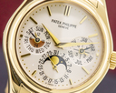 Patek Philippe Perpetual Calendar / 18K Yellow Gold Bracelet FULL SET PATINA Ref. 5136/1J-001
