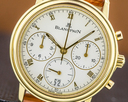 Blancpain Villeret Chronograph 18K Yellow Gold White Dial Ref. 1185-1418-55