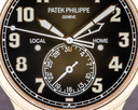 Patek Philippe Calatrava 5524R Pilot Travel Time 18k Rose Gold Ref. 5524R-001