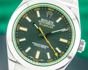 Rolex Milgauss SS Black Dial Green Crystal 2019 Ref. 116400 