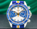 Tudor Heritage Chronograph Silver Dial w/Blue Counters Ref. 70330B-003