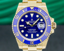 Rolex Submariner 116618 18K Yellow Gold Blue Dial 2019 Ref. 116618LB
