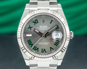 Rolex Datejust 41 Rhodium Green Roman Numerals Dial Oyster 2020 Ref. 126334