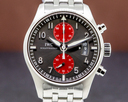 IWC Pilot Spitfire Chronograph SS Grey / Red Dial LIMITED Ref. IW387810