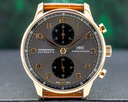 IWC Portuguese Chronograph 18k Rose Gold Grey Dial / Gold Numerals Ref. IW371482