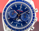 Omega Speedmaster Automatic Moon SS Blue Dial Ref. 304.33.44.52.03.001