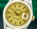 Rolex Datejust Gold Dial Stick Markers 18K / SS Ref. 16233