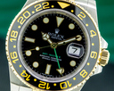 Rolex GMT Master II 116713LN SS / 18K Yellow Gold Black Dial Ref. 116713LN
