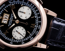A. Lange and Sohne Datograph 403.031 18K Rose Gold Black Dial COMPLETE DUFOUR Ref. 403.031