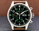 IWC Flieger Pilot Chronograph SS Green dial Limited Edition Ref. IW377726