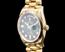 Rolex Day Date President 128238 Green Ombre Fume Diamond Dial 2020 Ref. 128238