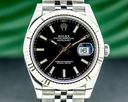 Rolex Datejust 41 Black Stick Dial SS / Jubilee Ref. 126334