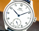 IWC Portuguse Hand Wound 8 Days Stainless Steel 150 Years Ref. IW510212