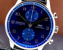 IWC Portuigieser Chronograph SS Blue Dial 2020 Ref. IW371606