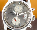 IWC Pilot Spitfire Chronograph SS Silver Dial LIMITED Ref. IW387809