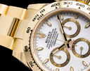 Rolex Daytona 116508 18k Yellow Gold / Bracelet White Dial UNWORN 2021 Ref. 116508