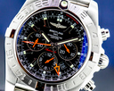 Breitling Chronomat GMT 47 Black Dial GMT SS Bracelet Limited Ref. AB0412/BB48