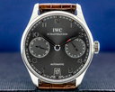 IWC Portuguese 7 Day Automatic 18K White Gold / Grey Dial FACTORY SERVICED Ref. IW500106