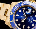 Rolex Submariner 126618 18K Yellow Gold Blue Dial UNWORN 2021 Ref. 126618LB