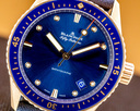 Blancpain Fifty Fathoms Bathyscaphe 18k Rose Gold Blue Dial 2021 Ref. 5000-36S40-O52A