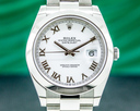 Rolex Datejust 41 126300 White Roman Dial SS 2021 Ref. 126300